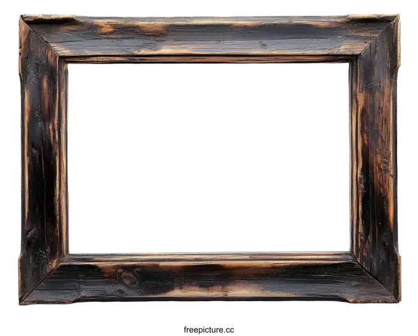 [Transparent Background PNG]Vintage Wooden Picture Frame