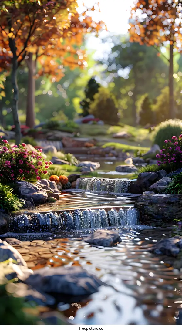 A Peaceful Forest Stream