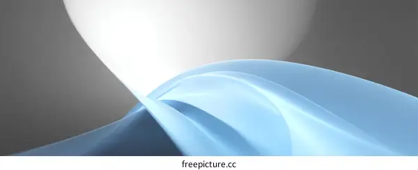 Abstract Light Blue Fabric Design