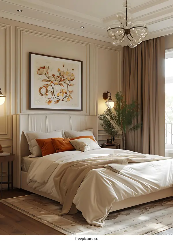 European-style bedroom