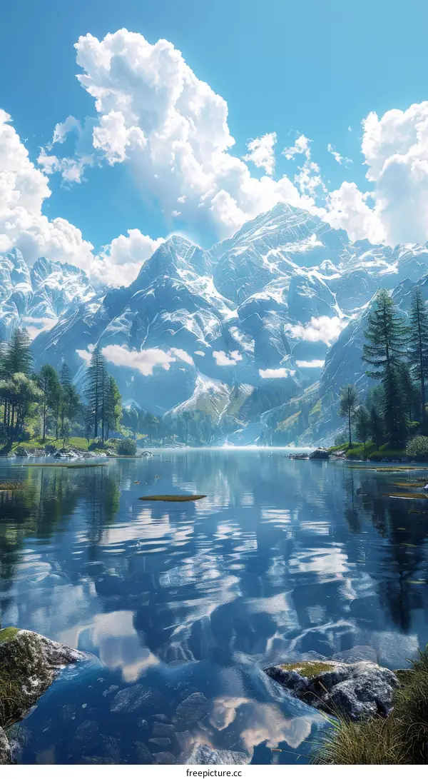 Serene Lake Paradise