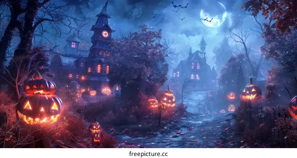 Halloween Pumpkin Town