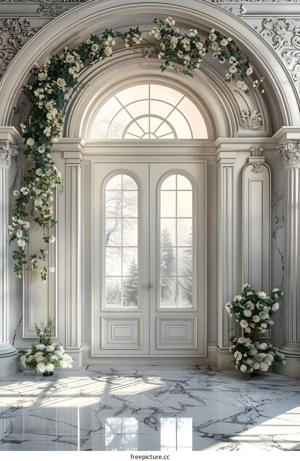 White European Porch