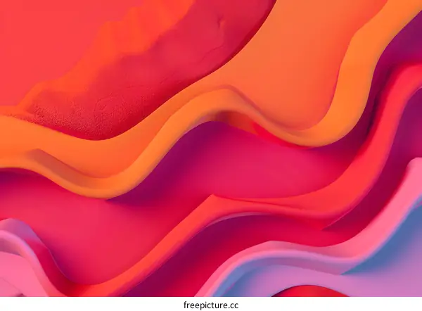 Abstract Colorful Wavy Background