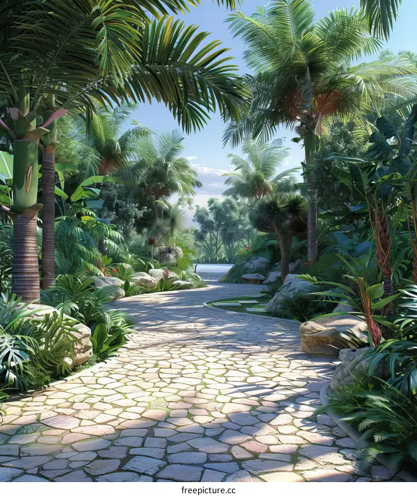 Picturesque Tropical Rainforest