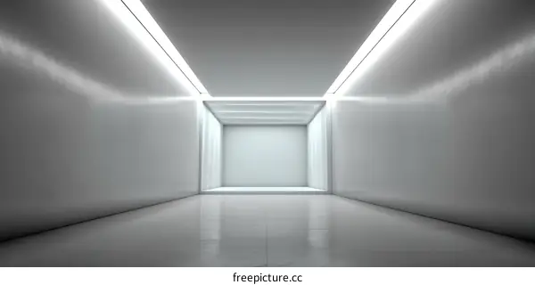 Modern Empty Corridor Interior Design