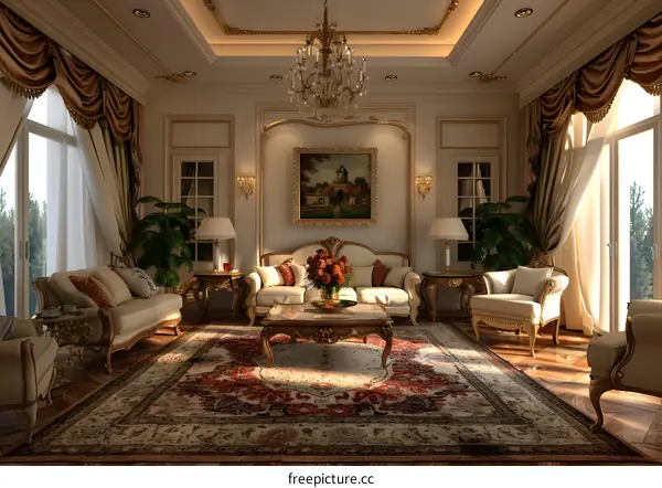 European style living room