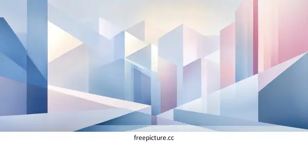 Abstract Cityscape Geometric Design