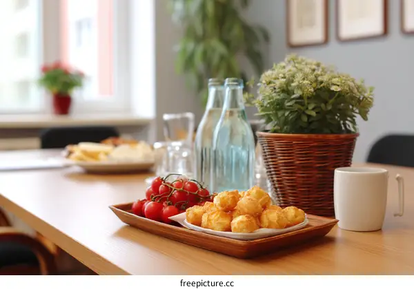 Meeting Room Food and Drinks Setup