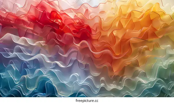 Colorful Wavy Abstract Background