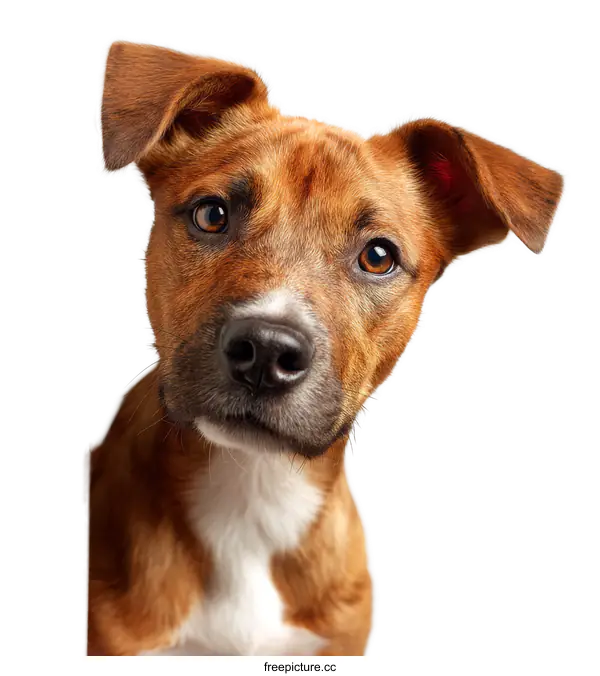 [Transparent Background PNG]Curious Puppy Peeking from Behind a Corner