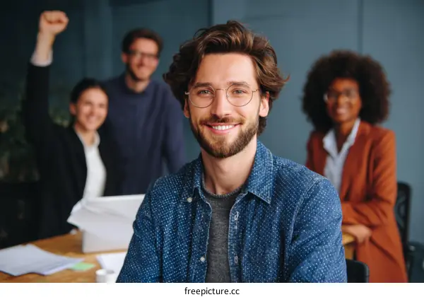 Successful Business Team Celebrating Success