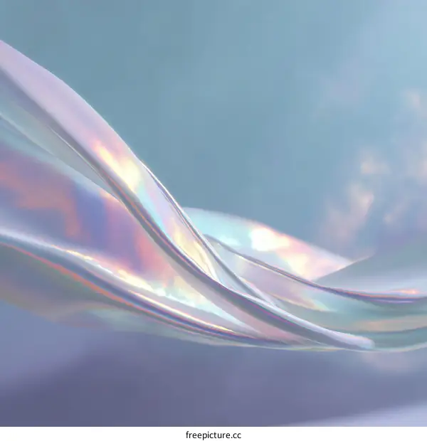 Abstract Holographic Fabric Design