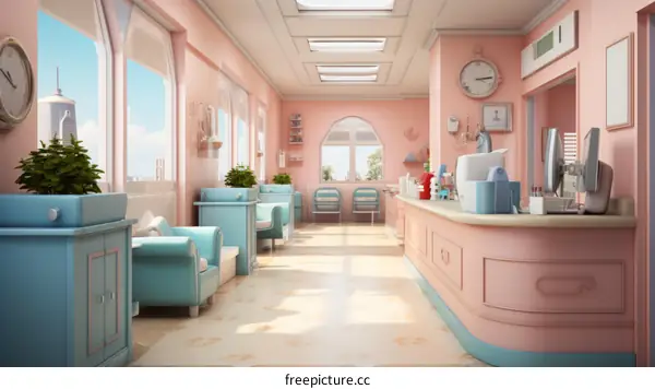 Modern, Clean Hospital Interior