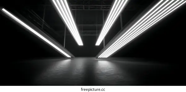 Abstract Industrial Lighting Design