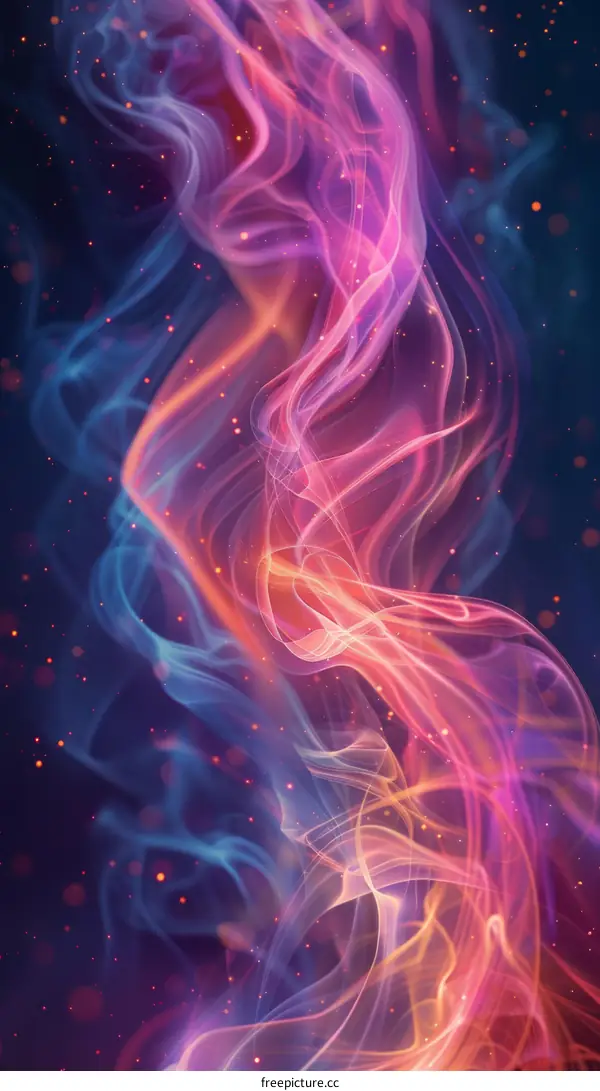 Colorful smoke background