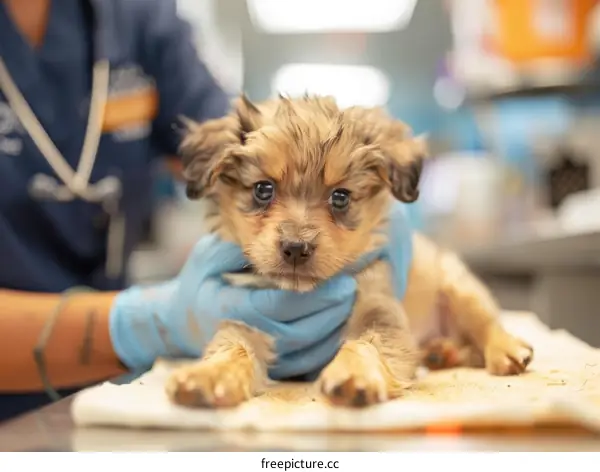 Animal Examination by Veterinarian