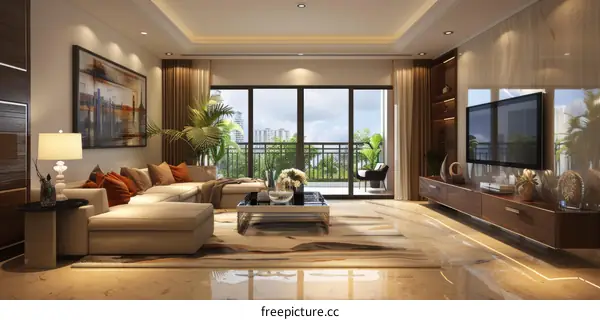 Living room interior design