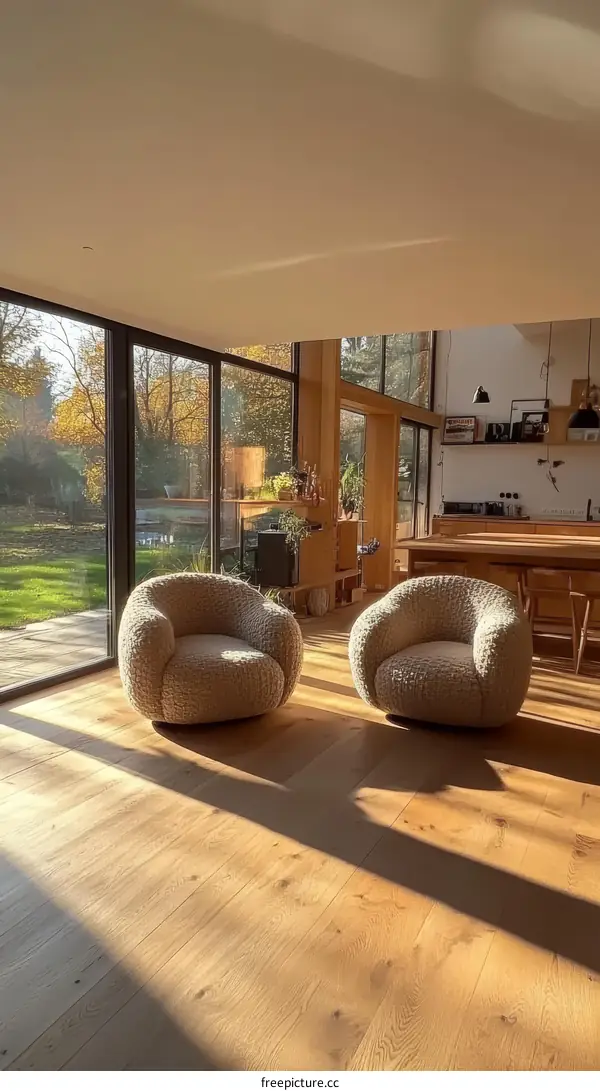 Modern Farmhouse Living Room with Natural Light