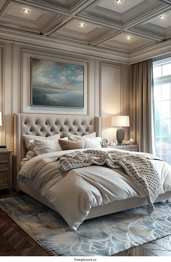 European-style bedroom
