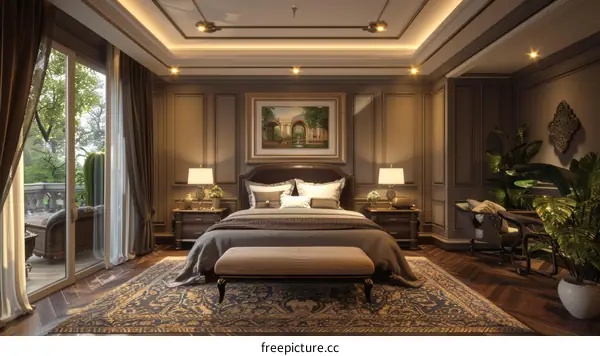 Luxurious and Elegant Bedroom Interior Design