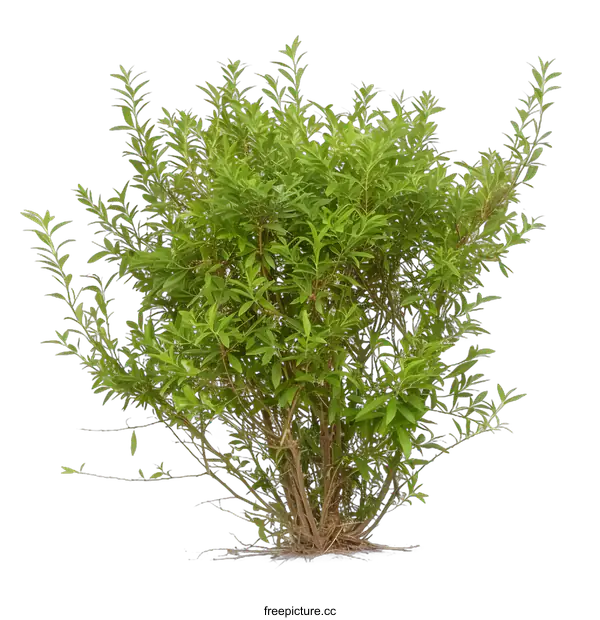 [Transparent Background PNG]Green Bush With White Background