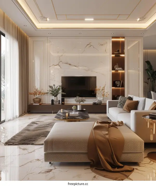 Modern Luxury Living Room Interior Design