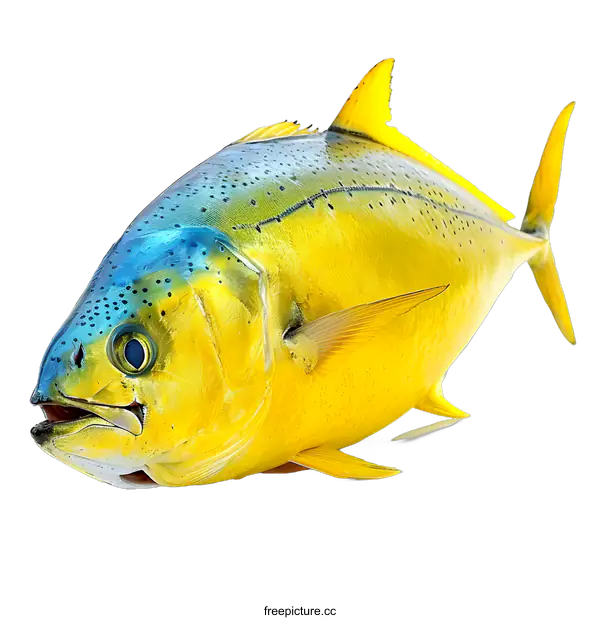 [Transparent Background PNG]Fresh Dorado Fish on White Background