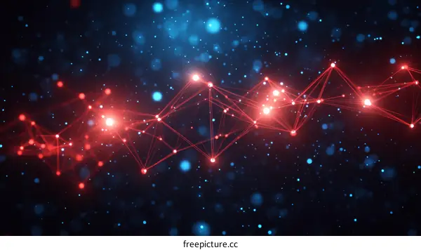 Abstract Network Connection Illustration