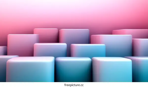 Abstract Geometric Shapes Display Design