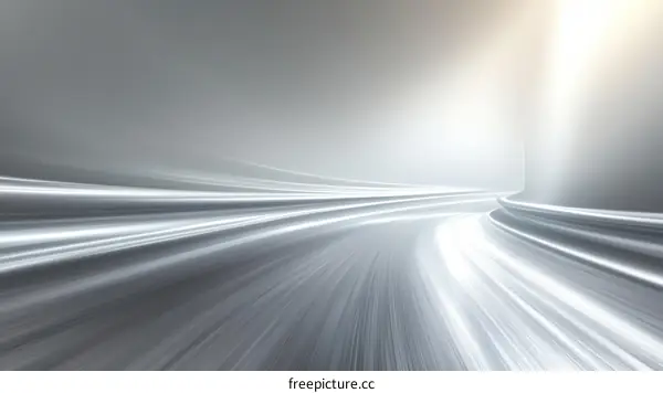 Abstract Futuristic Speed Highway