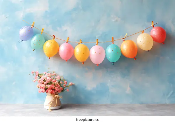 Colorful Balloons Decoration for Party
