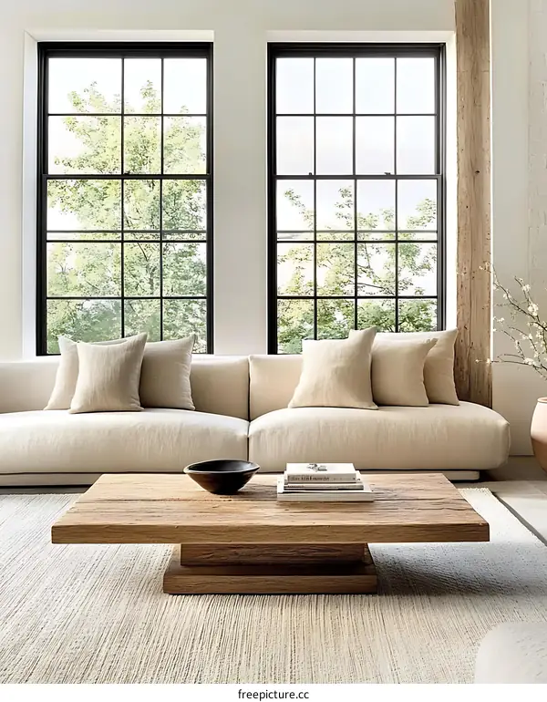 Modern Minimalist Living Room Coffee Table
