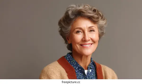 Portrait of a Smiling Senior Woman