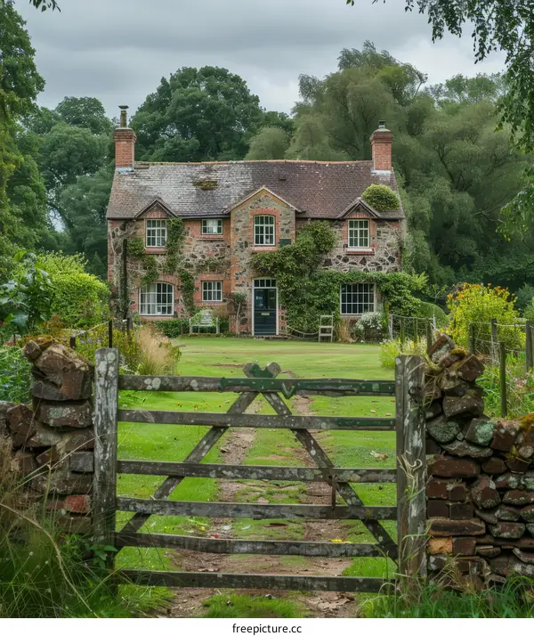 Charming English Cottage Surrounded by Nature