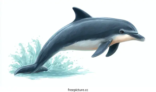 Majestic Dolphin Leaping Through the Ocean