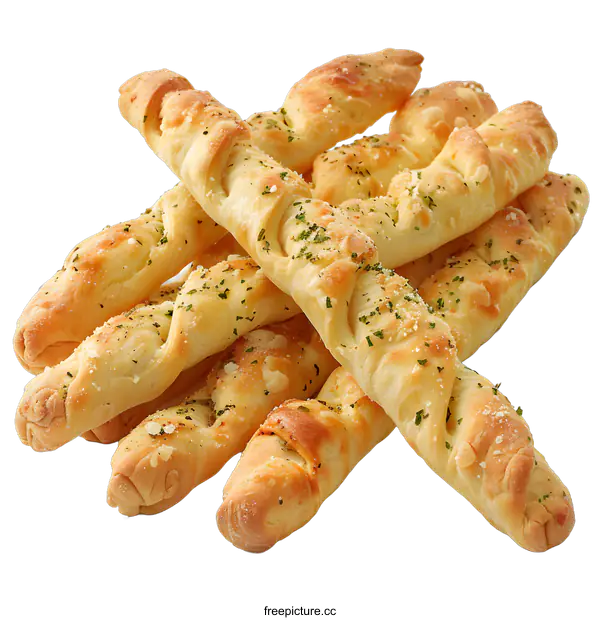 [Transparent Background PNG]A pile of cheese breadsticks