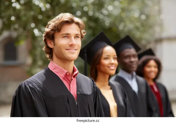 Graduation Ceremony of Diverse Students