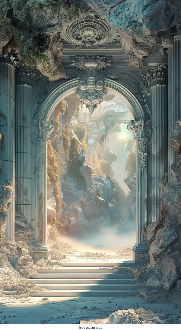 Overgrown Ruins of a Mystical Ancient Temple