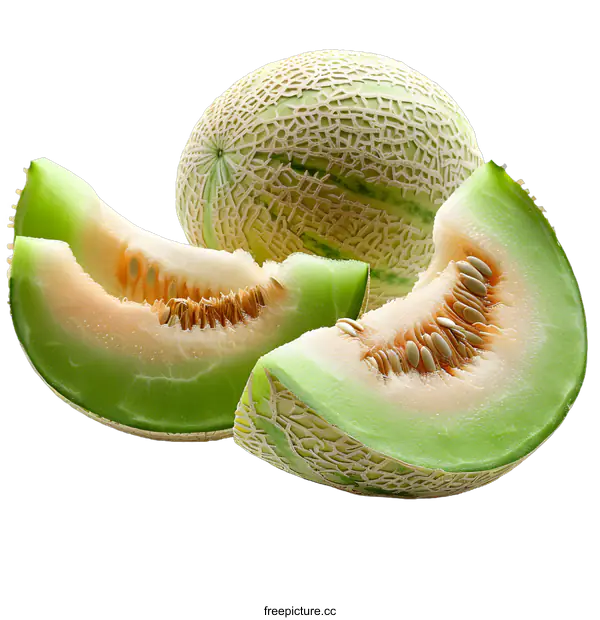 [Transparent Background PNG]Honeydew melon