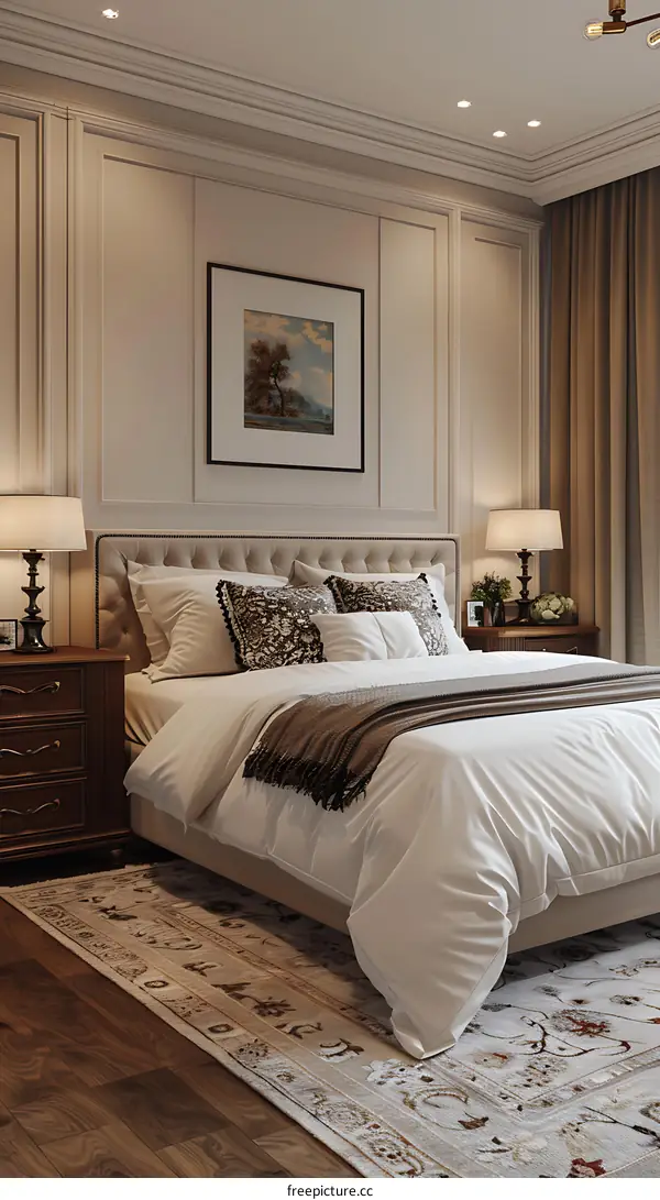 European-style bedroom