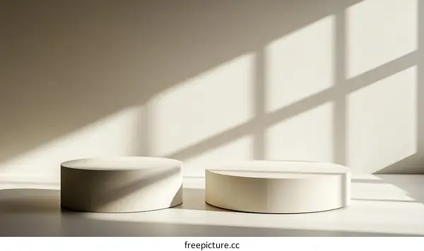 Minimalist Product Display with Natural Light