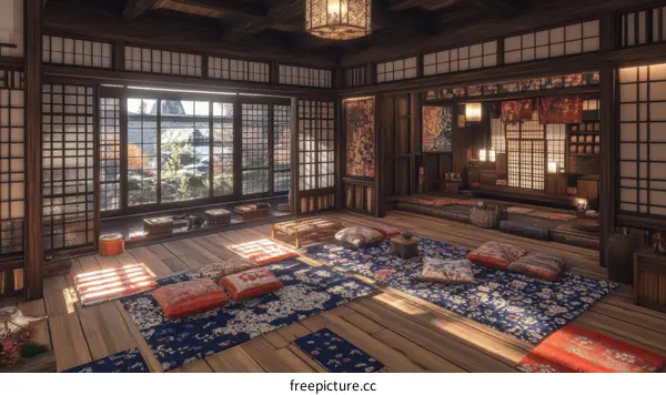 Traditional Japanese Interior Design Living Room