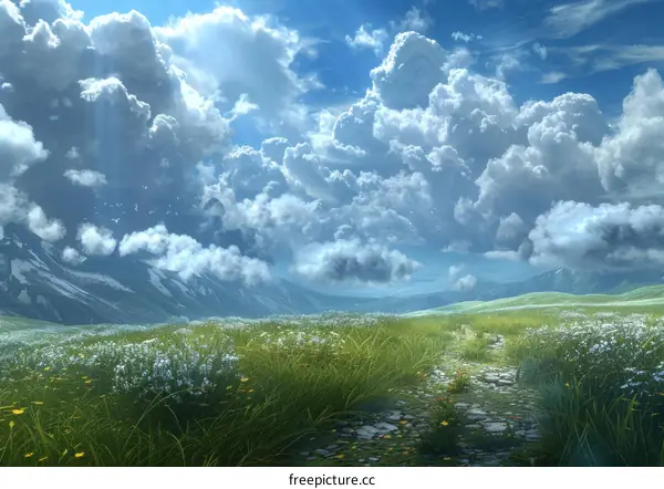 Fantasy Landscape: A Serene and Enchanting Realm