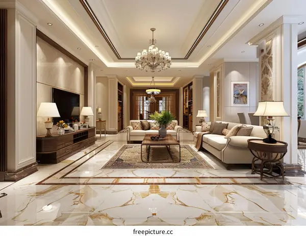 Luxury Living Room Interior Design