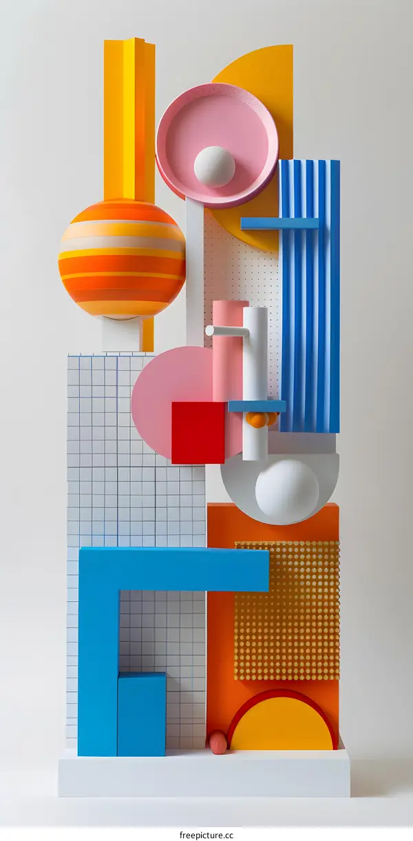 Abstract Geometric Shapes Art Design