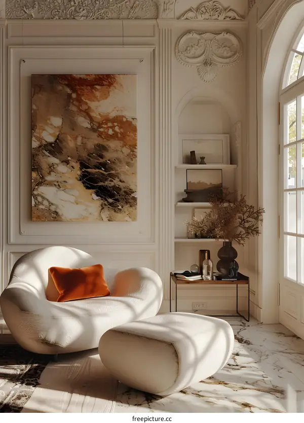 A modern living room