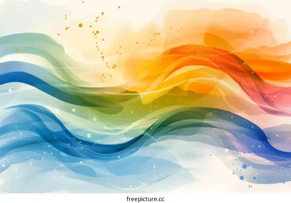 Abstract Watercolor Art