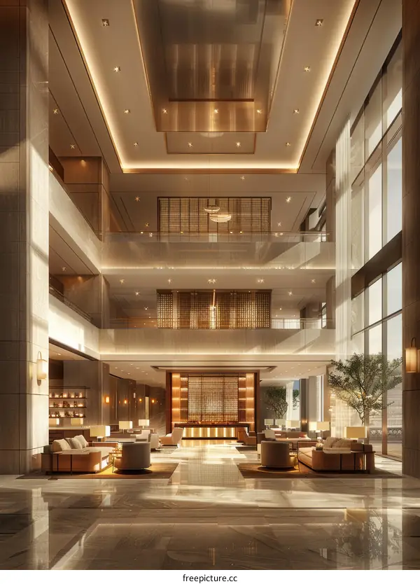 Luxury Hotel Lobby Interior Design