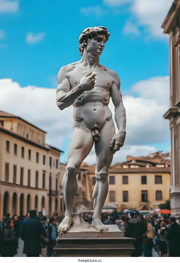 David Statue in Florence Italy
